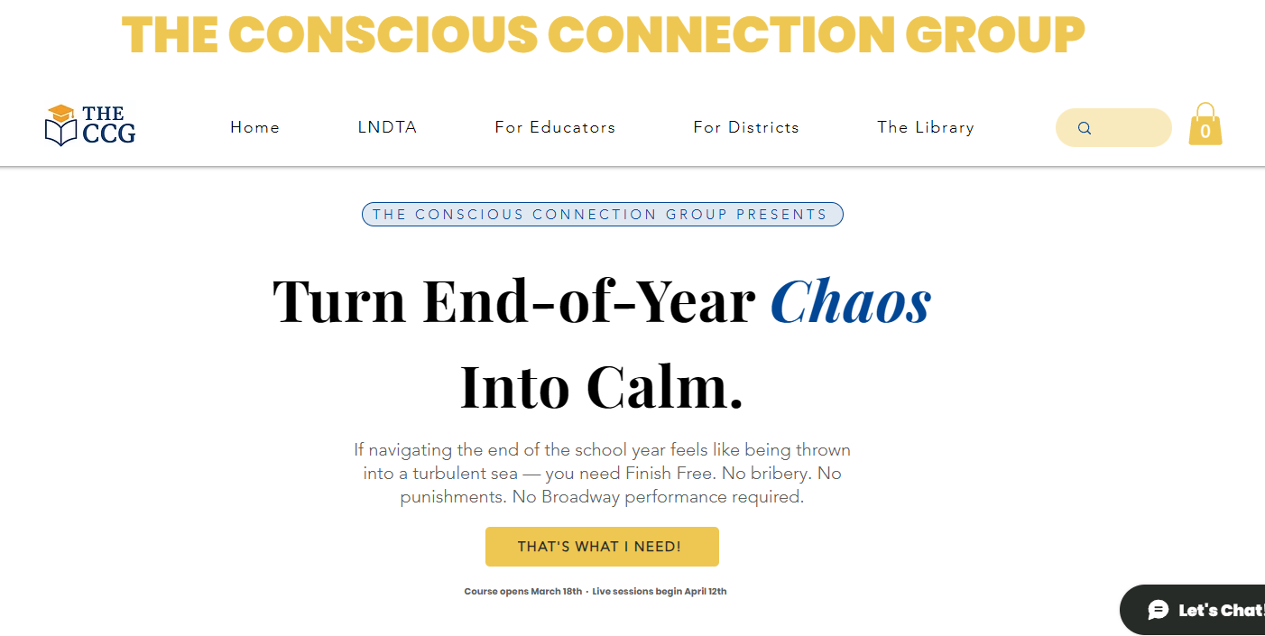 The Conscious Connection Group website