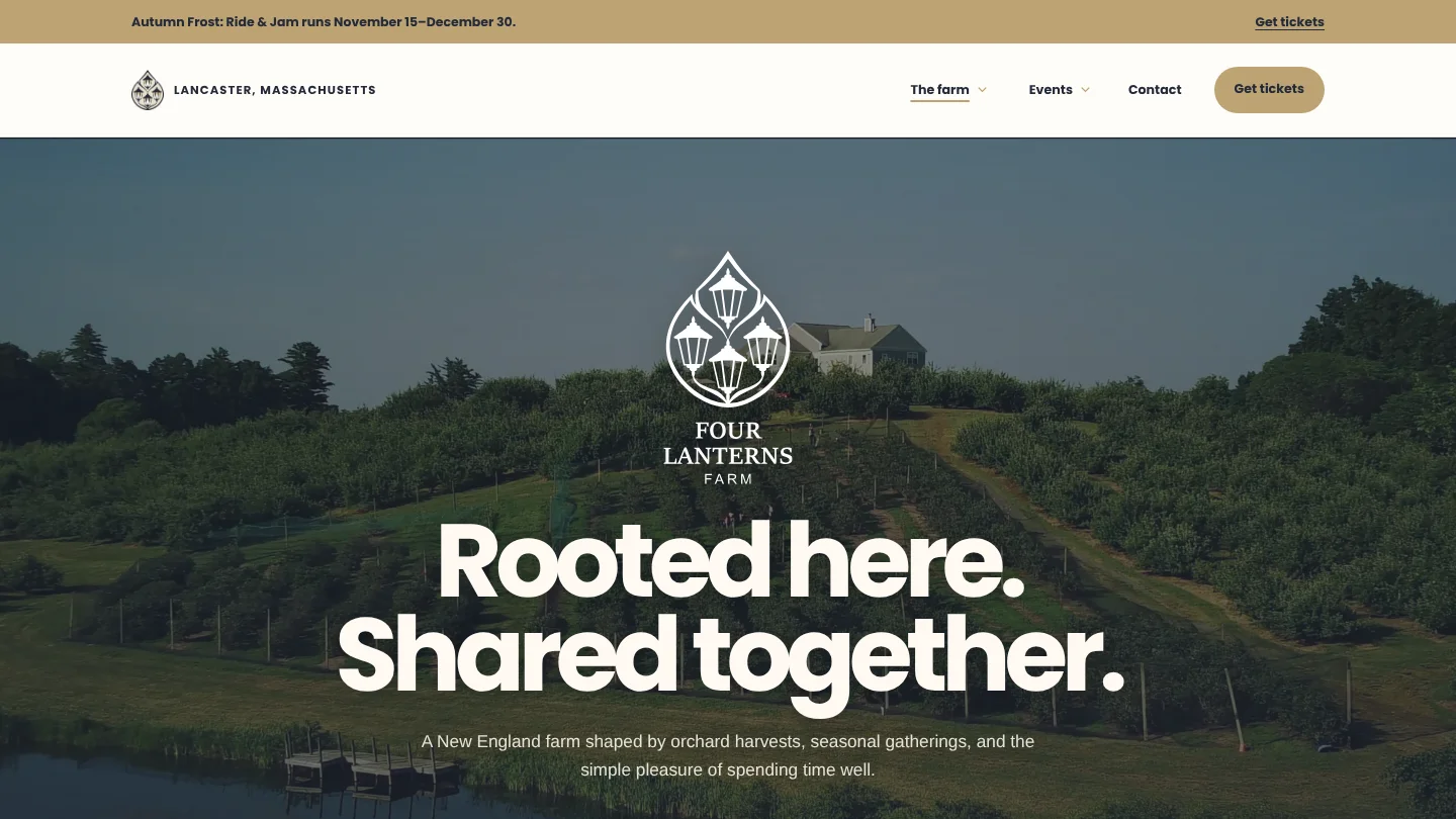Four Lanterns Farm website