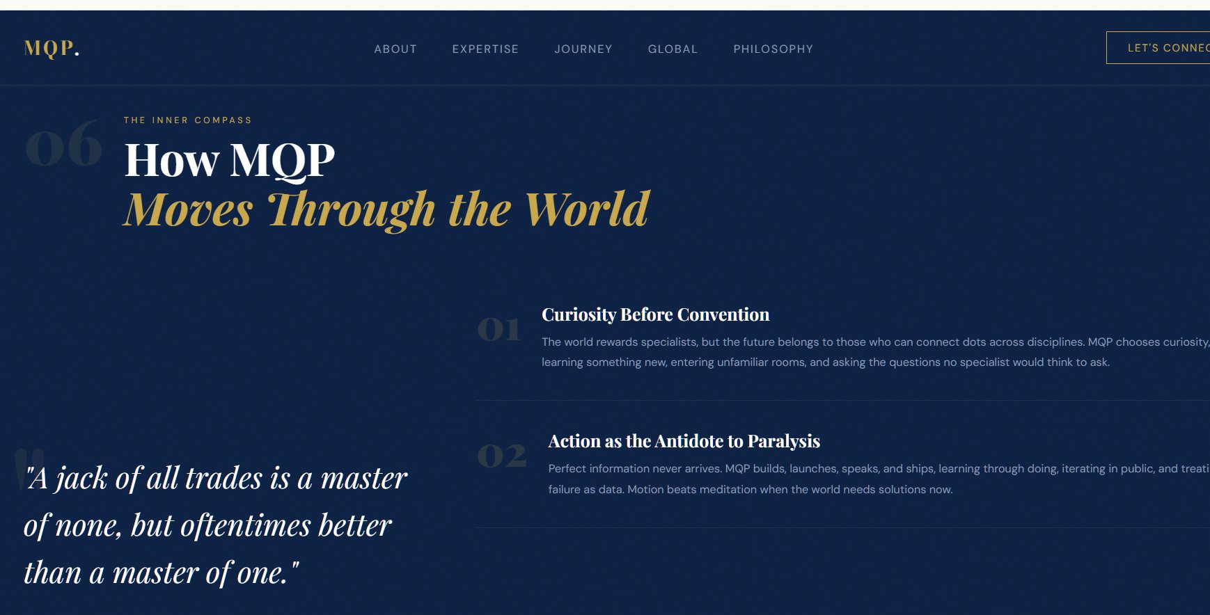 Mawuli Pomary personal portfolio website