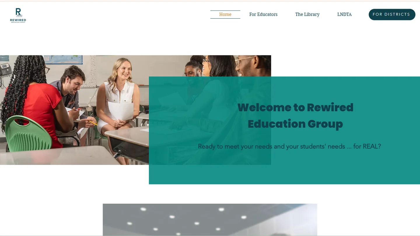Rewired Education Group website